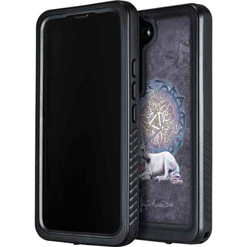 Celtic Unicorn by Brigid Ashwood Galaxy S24 Plus Waterproof Case